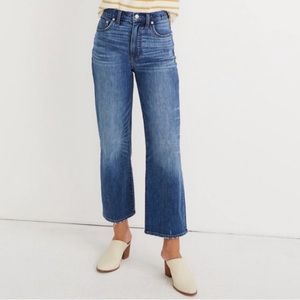 EUC Madewell Slim-Wide Leg Crop  - Size 28